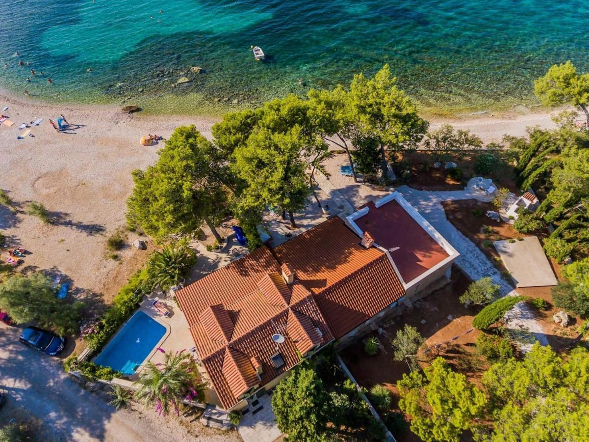 Deluxe Villa Sirena On The Beach With Pool Супетар Екстериор снимка